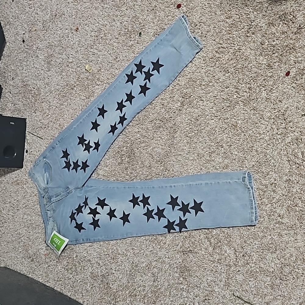Star studded Blue Jeans